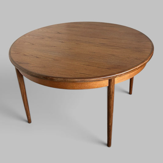 Mid Century G Plan Fresco Dining Table – Round Extending Top!