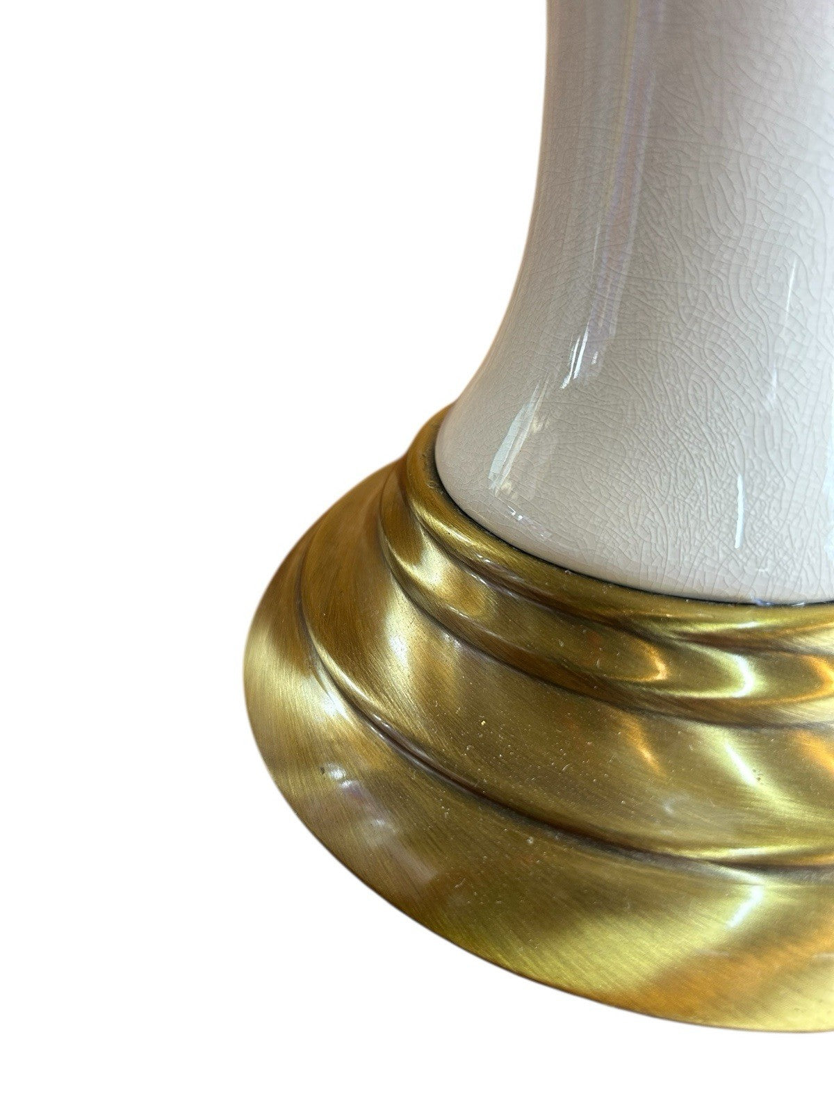 large white ceramic table lamp