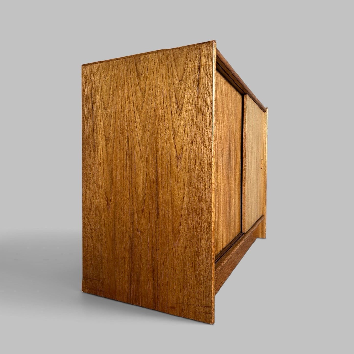 Swedish Teak Sliding Door Cupboard