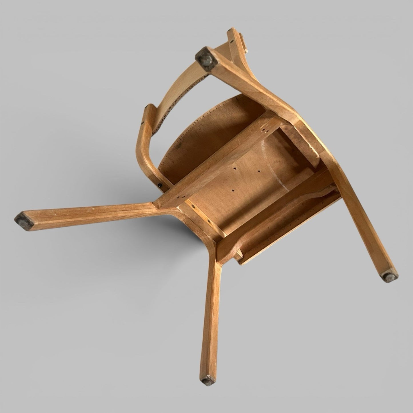 Pair of Bentwood Stacking School Chairs