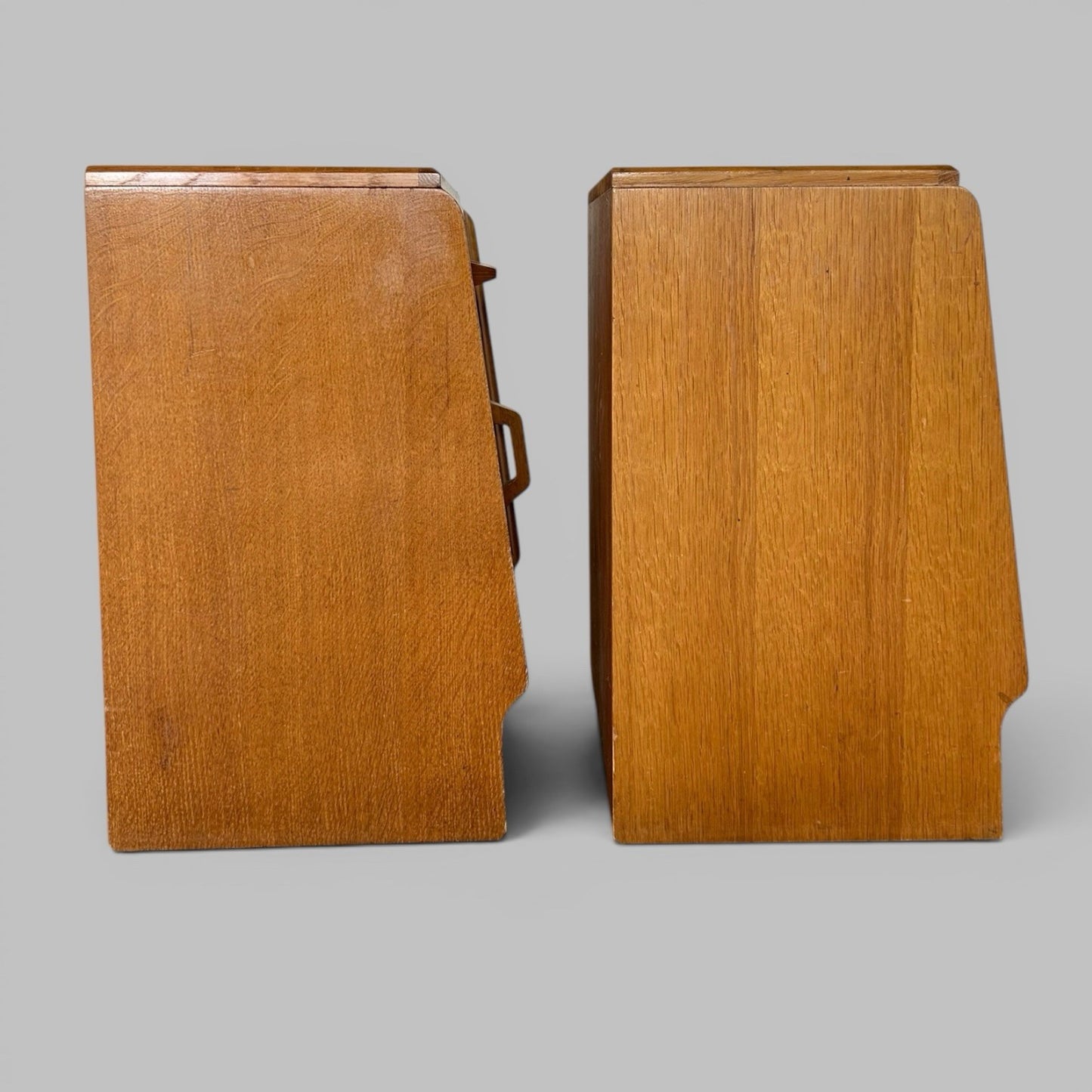 Pair Of Vintage Mid-Century G Plan Brandon Oak Bedside Cabinets Scandi MCM