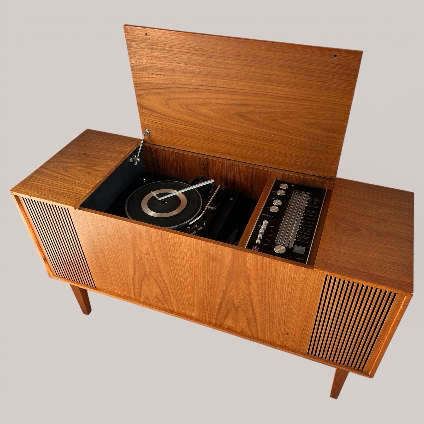 Murphy mid-century teak radiogram with bluetooth | serviced
