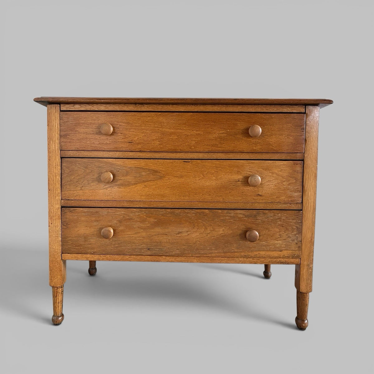 Small Antique Pine Chest of Drawers