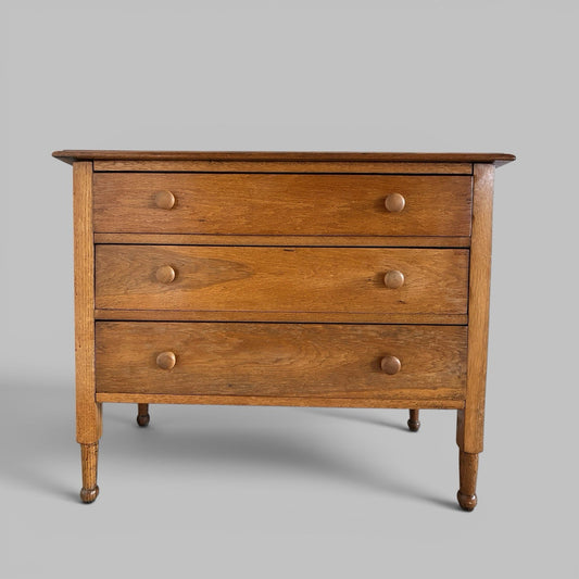 Small Antique Pine Chest of Drawers