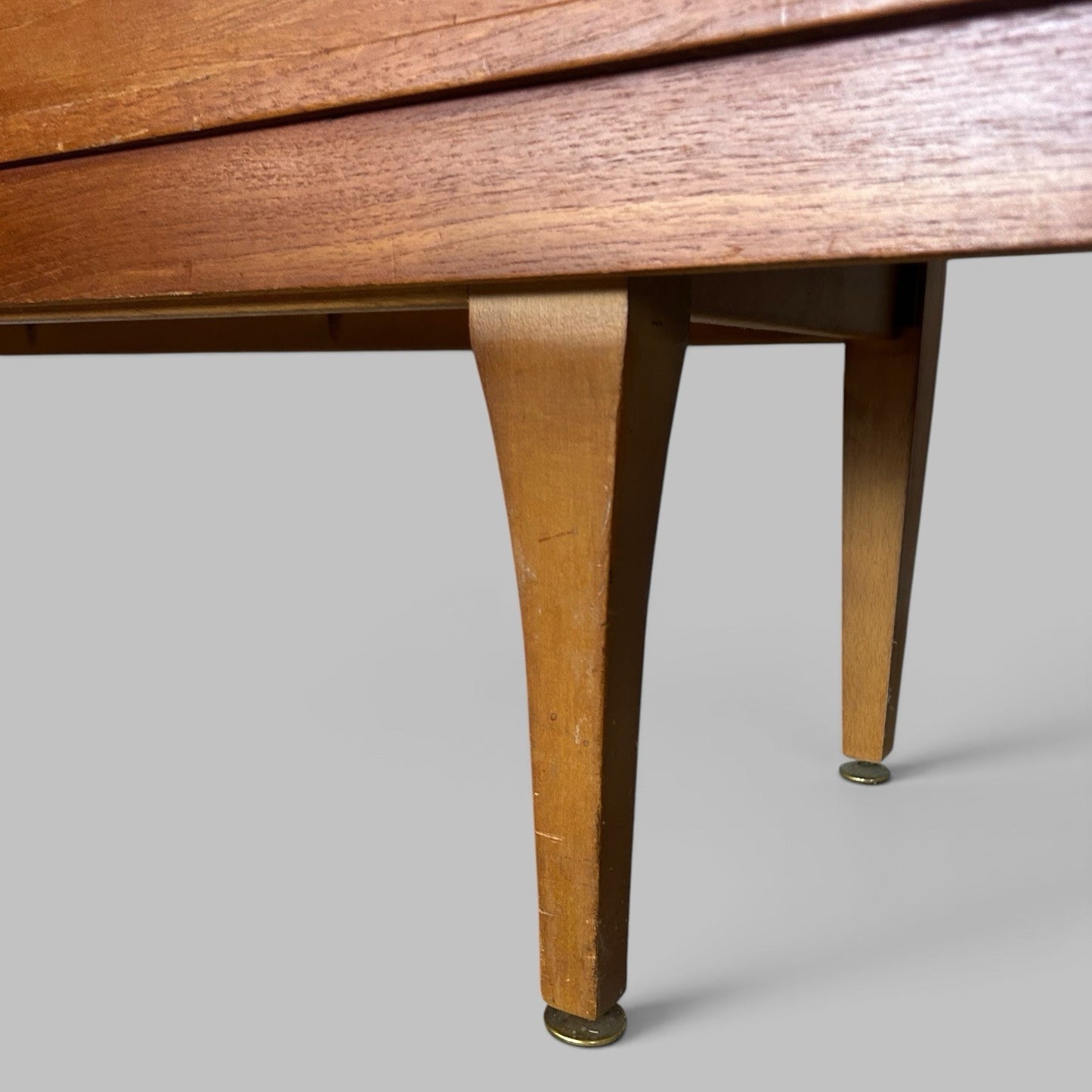 Mid Century Stonehill Teak Sideboard with Three Drawers