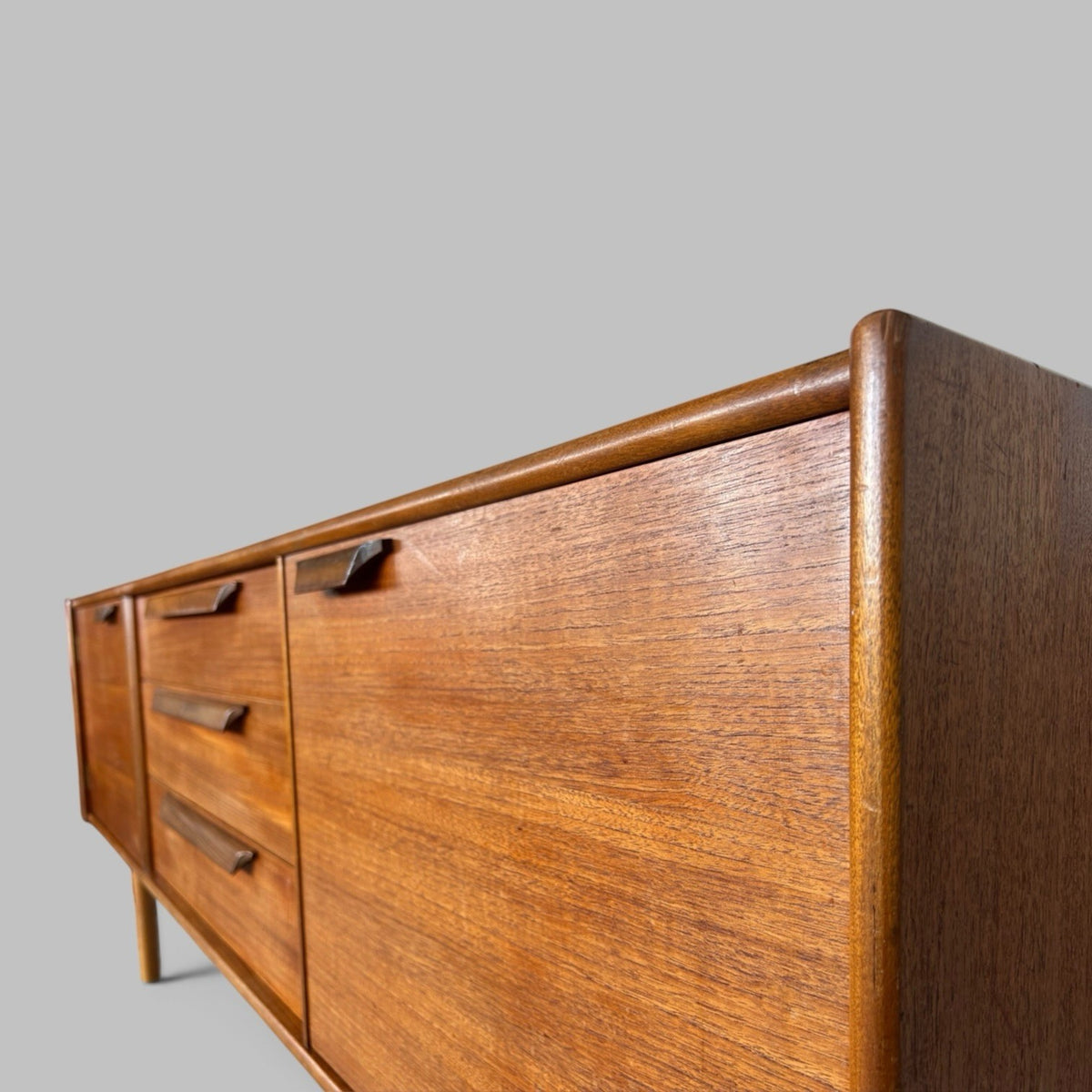 Mid Century Teak Sideboard by A. Younger – Three Drawers