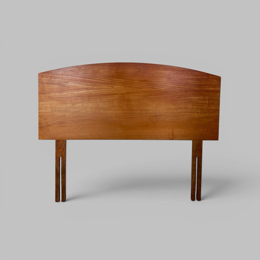Mid Century Solid Teak Double Headboard