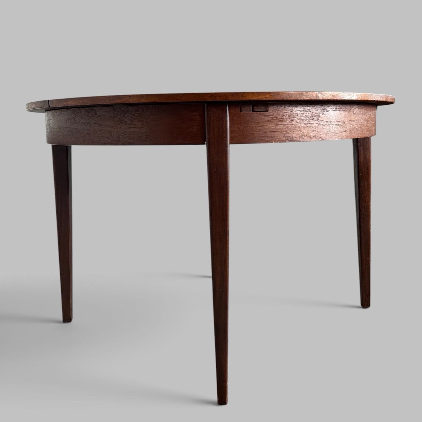 Vintage Teak Extending Round Dining Table