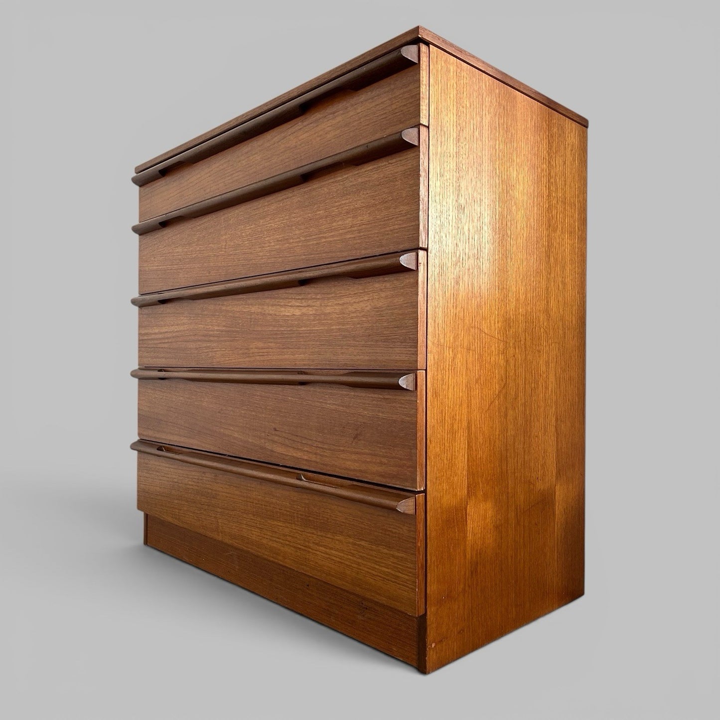 Mid Century Teak Chest of Drawers by Avalon