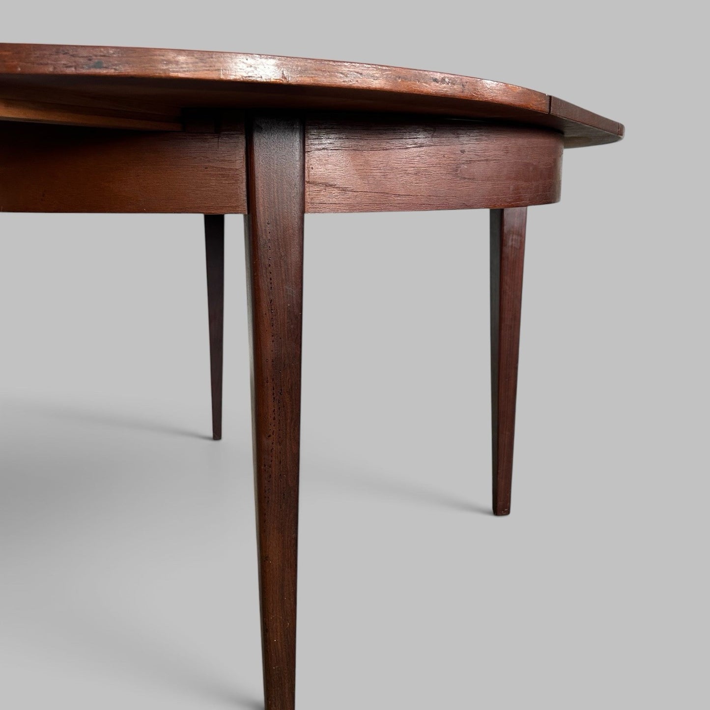 Vintage Teak Extending Round Dining Table
