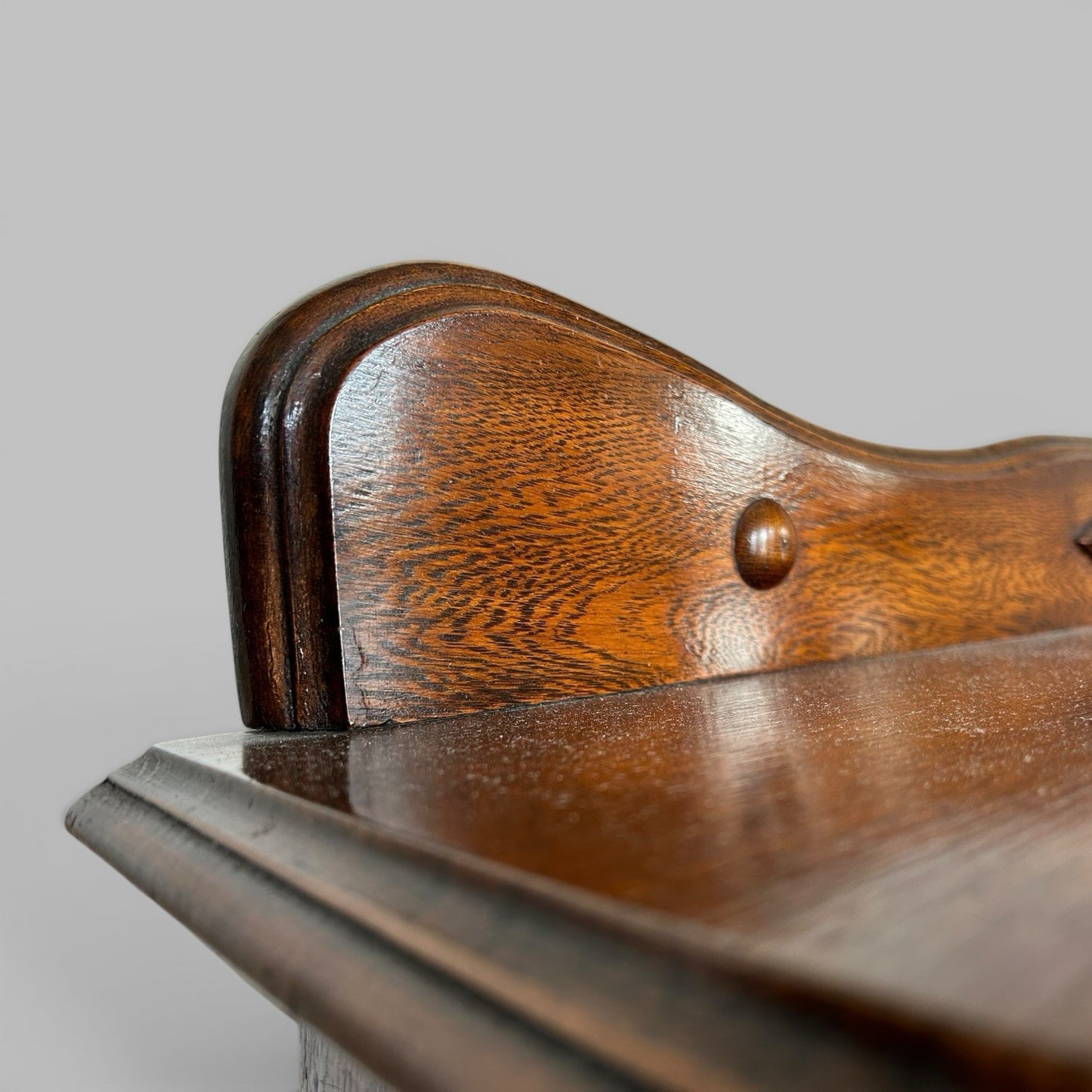 Ed wardian Oak Three Drawer Chest on Barley Twist Legs