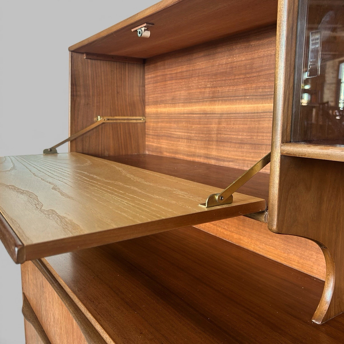 1960s Sutcliffe of Todmorden Highboard with Drinks Cabinet