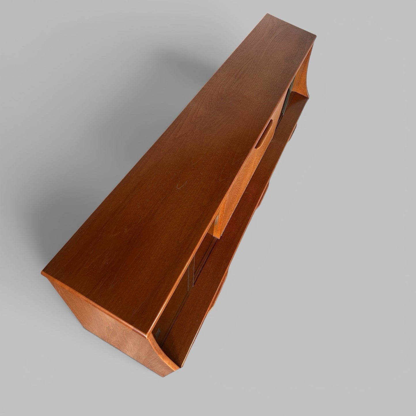 Mid Century Teak Highboard – Display & Cocktail Cabinet