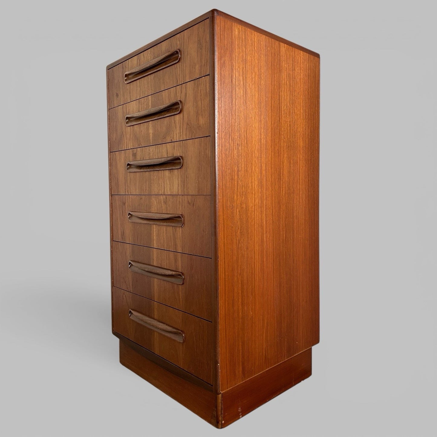 G Plan Teak Fresco 6 Drawer Tallboy Chest of Drawers Vintage Retro Mid Century