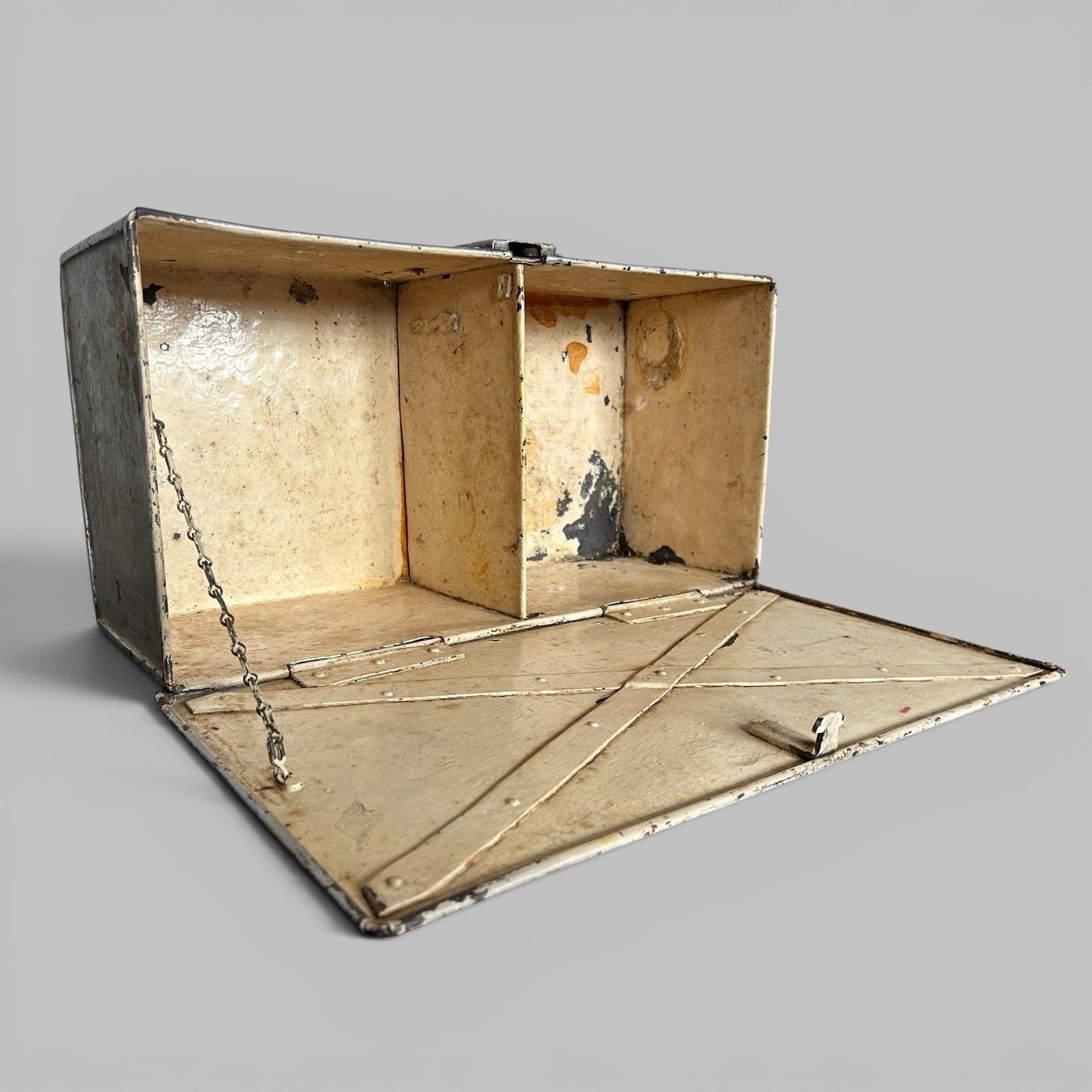 Vintage Military First Aid Box Wall Mounted Medical Cabinet