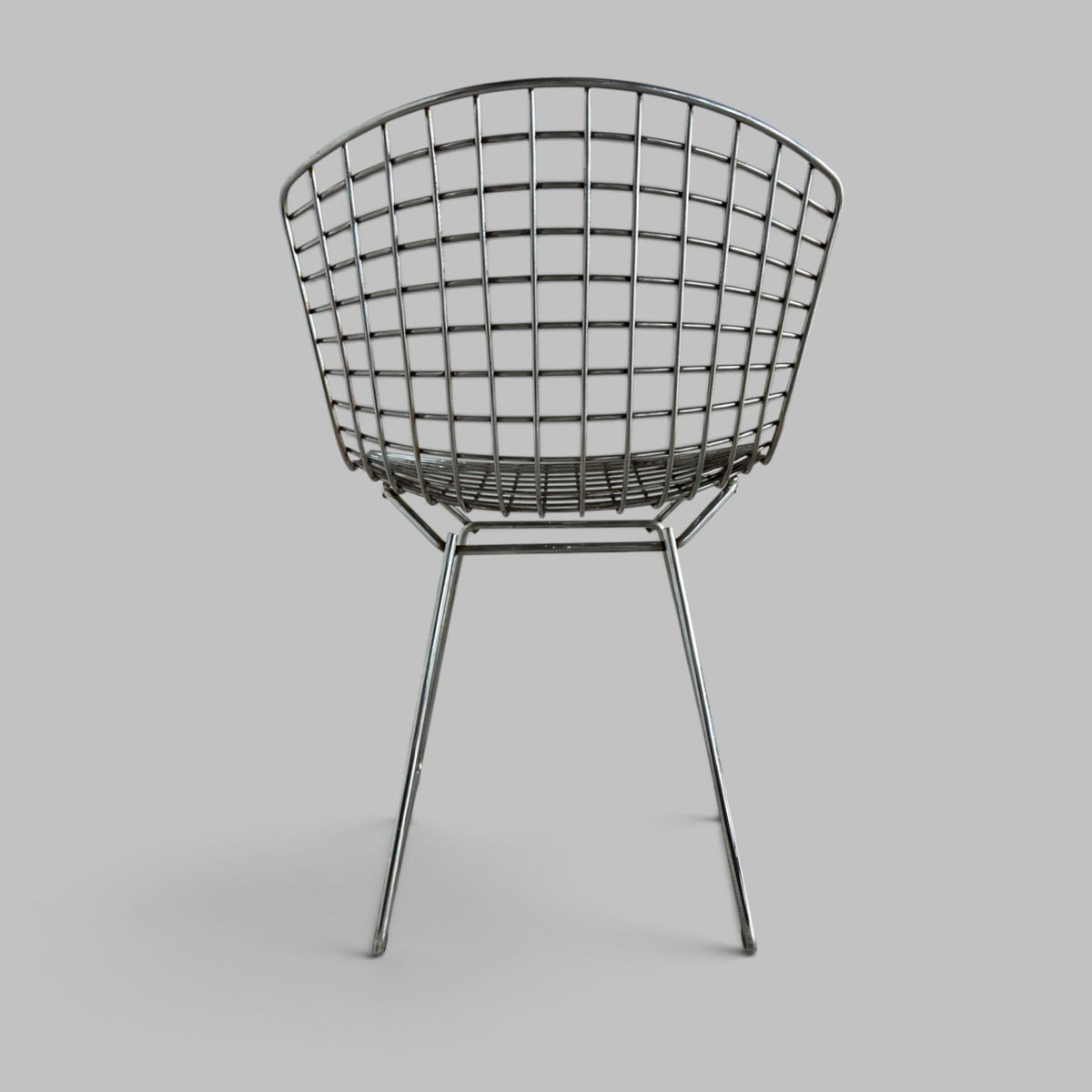 Genuine Knoll Harry Bertoia Model 420 Chrome Wire Side Chair