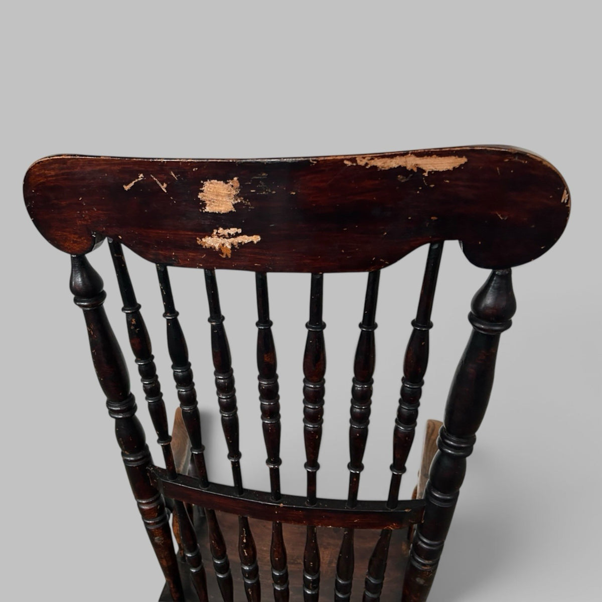 Antique John Shadford ‘Caistor’ Ash & Elm Rocking Chair, c.1850–1890