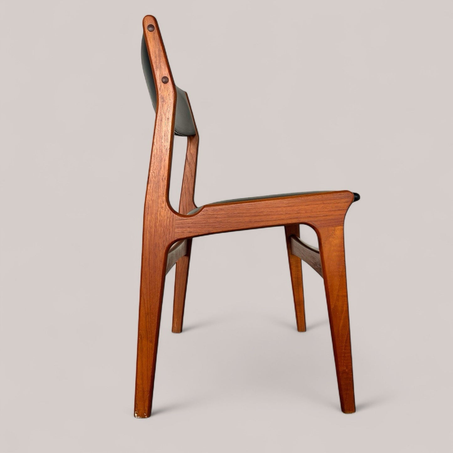 Set of 4 Danish Retro Mid Century Teak Dining Chairs by Erik Buch