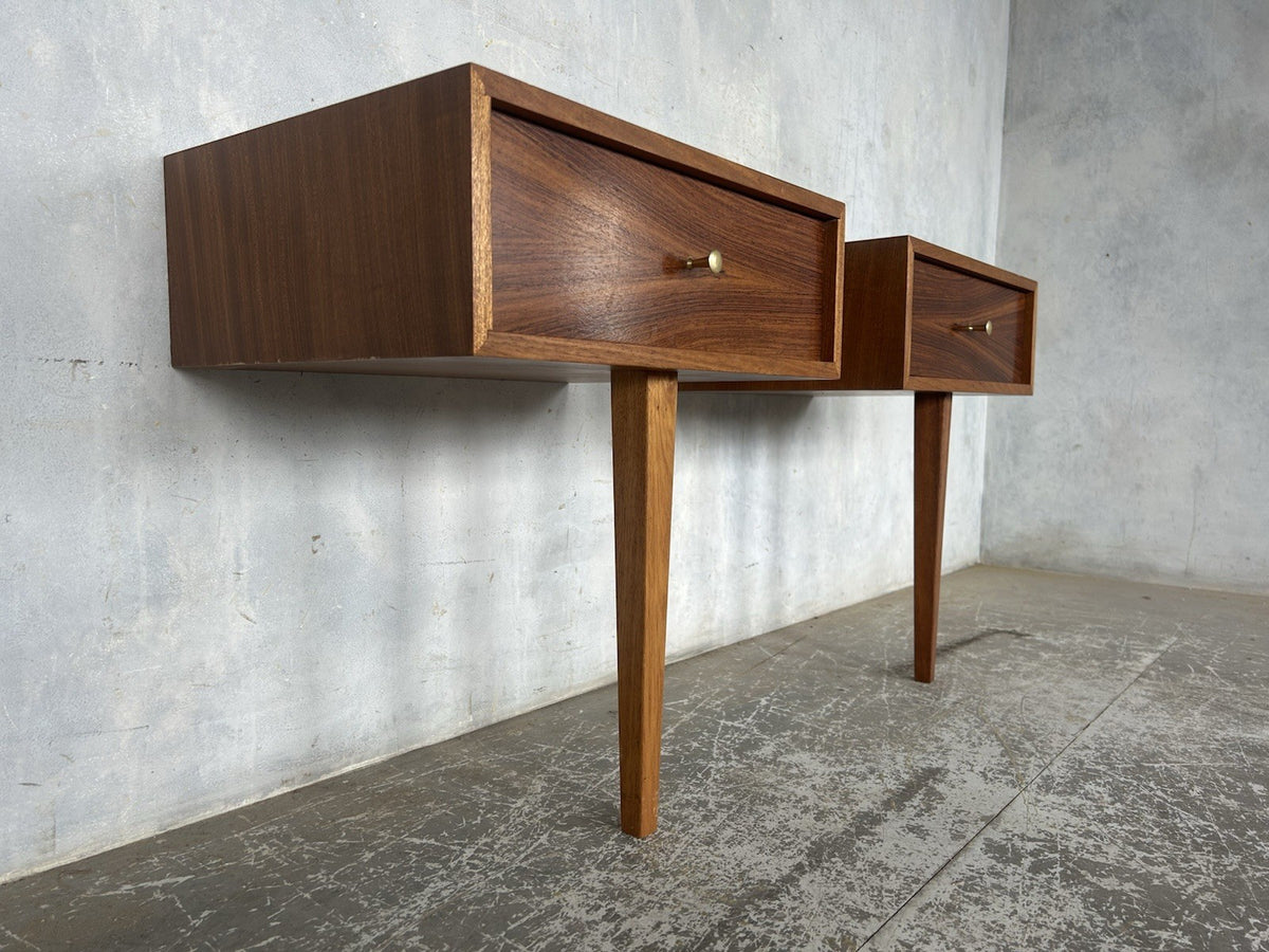 Mid Century Floating Bedside Tables By Austinsuite