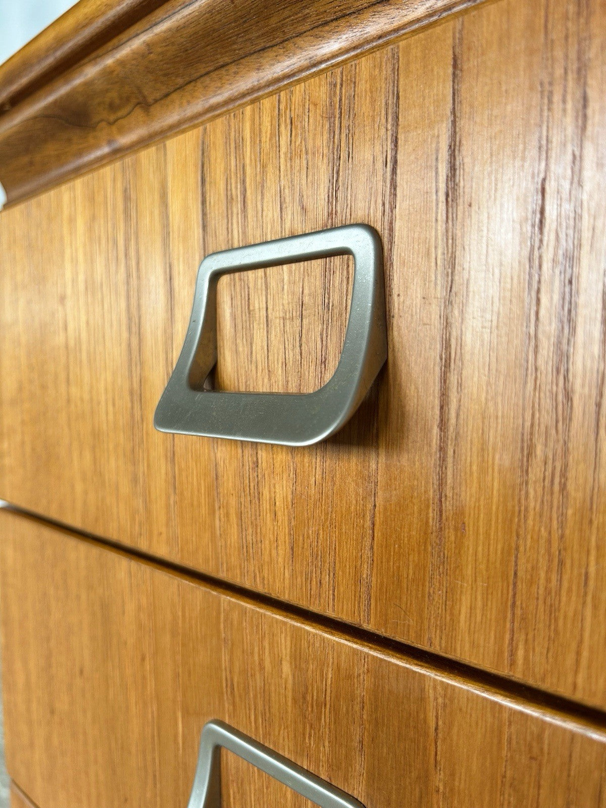Mid century small teak drawers / bedside cabinet