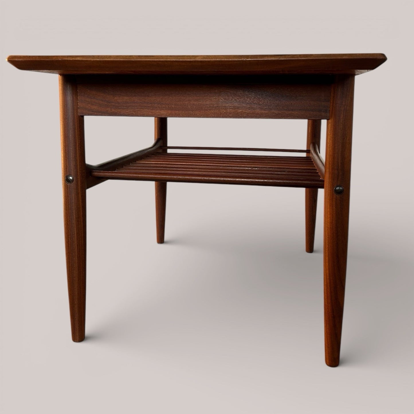 G Plan Kofod Larsen Danish Range Teak Side Table with Magazine Rack