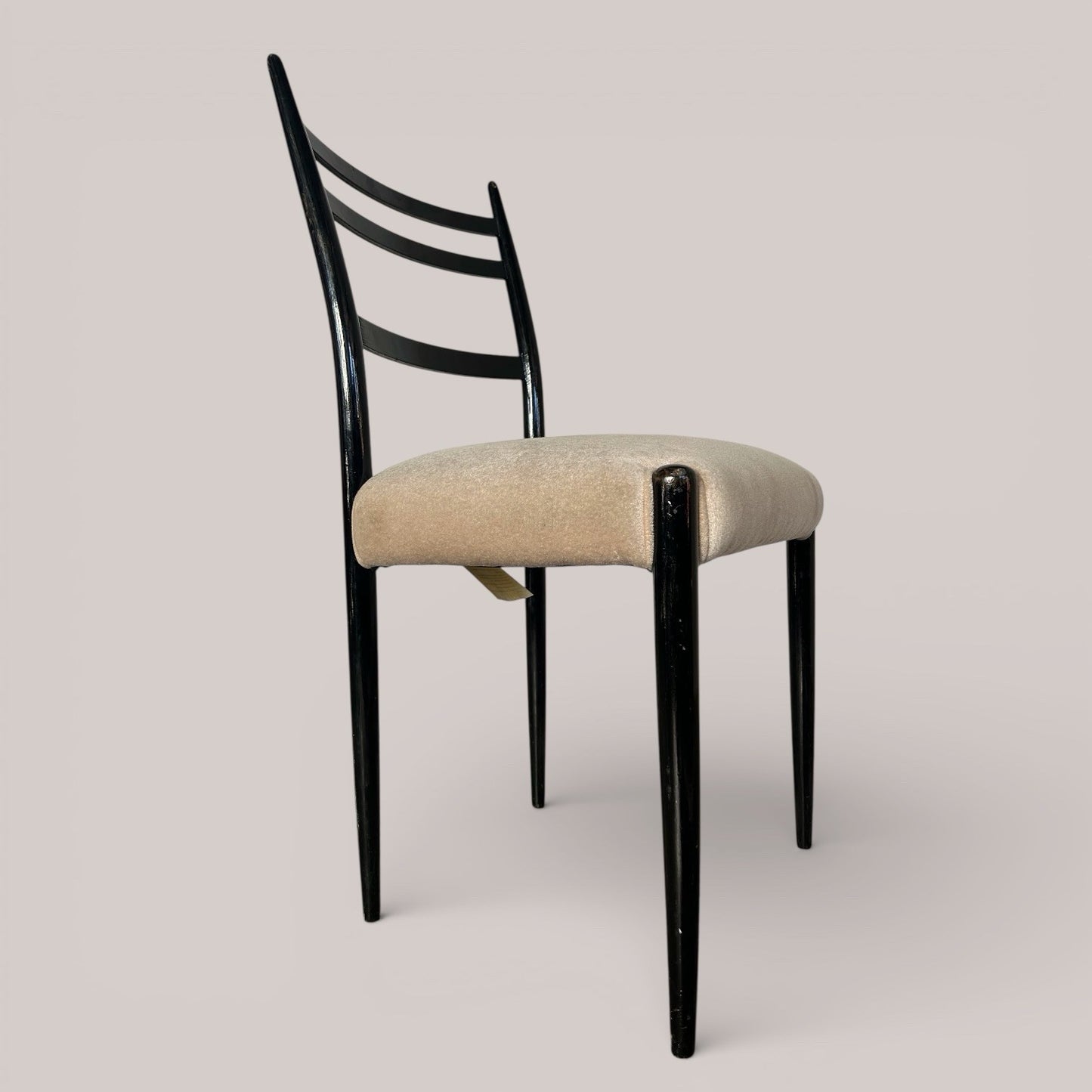 Pair of G Plan Librenza Black Dining Chairs – 1960s Mid Century