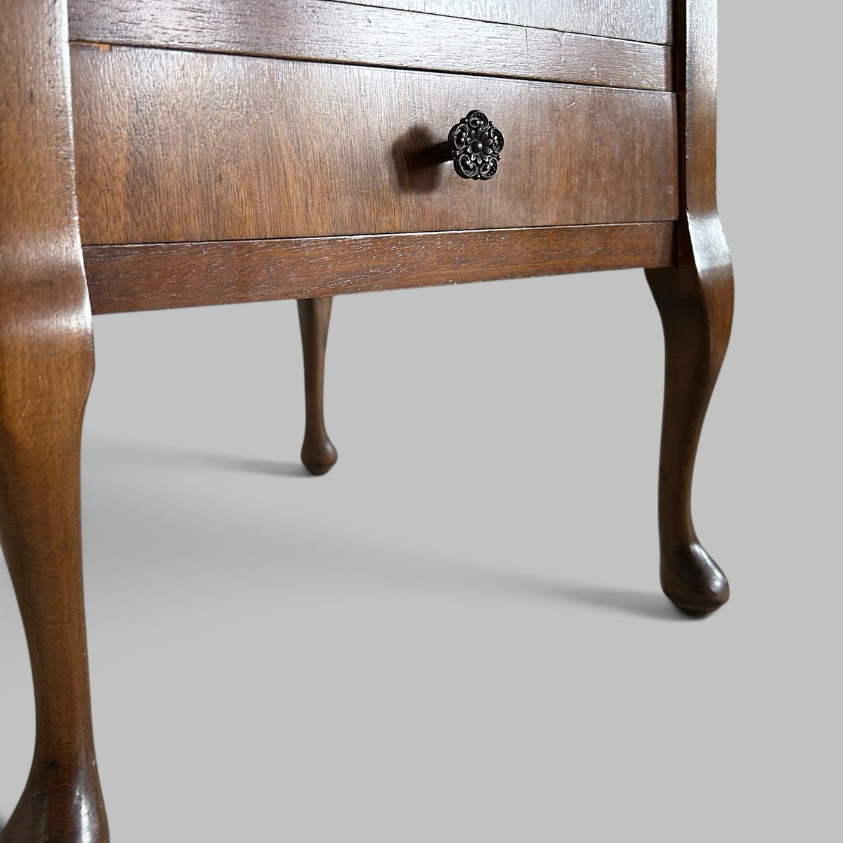 Vintage Sewing Box Bedside Cabinet with Drawers