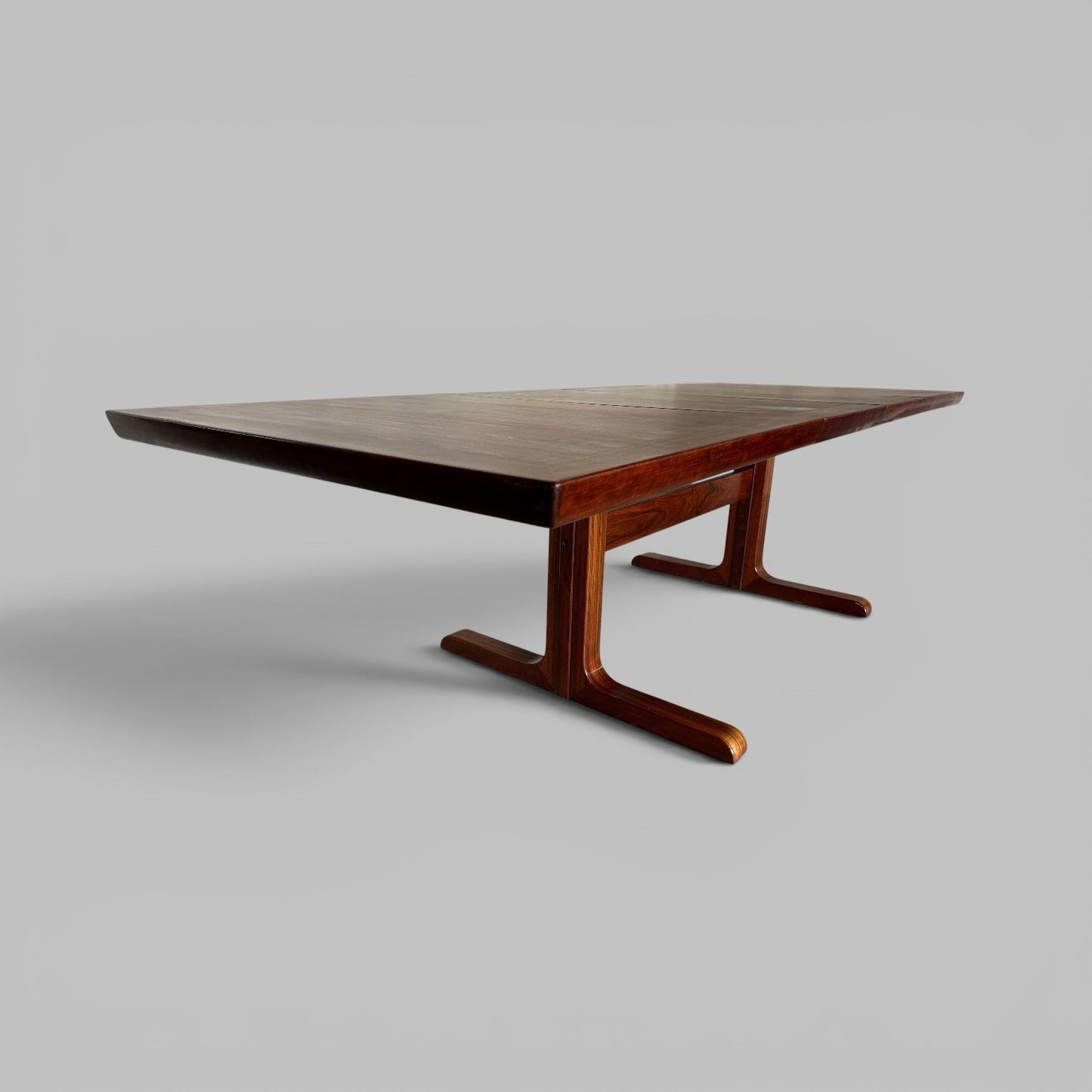 Skovby Danish Rosewood Double Extending Dining Table