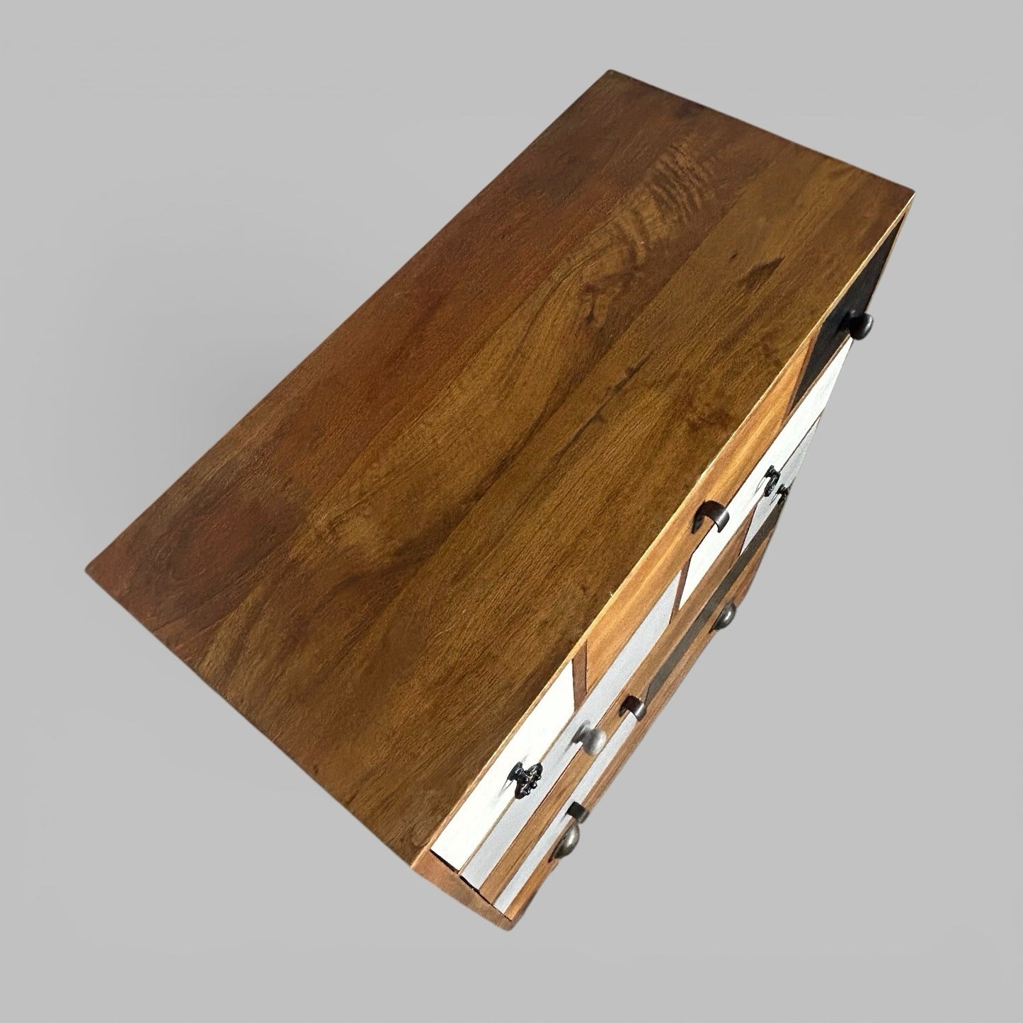 Solid Wood Apothecary Style Chest of Drawers