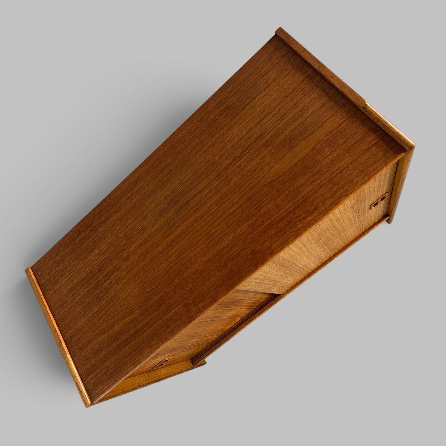 Swedish Teak Sliding Door Cupboard
