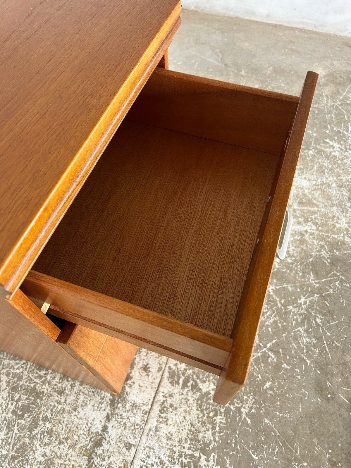 Mid century small teak drawers / bedside cabinet