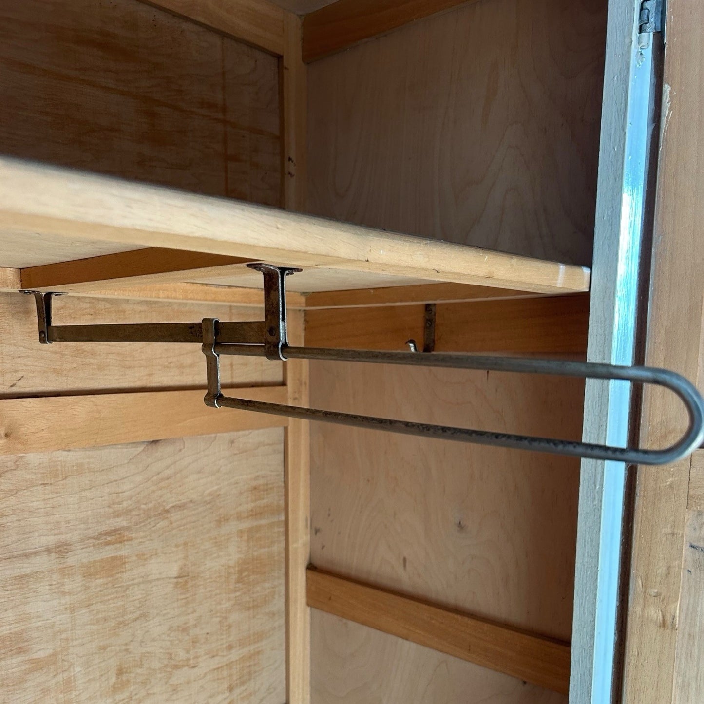 Vintage Painted Hall Cupboard – Slim Storage Cabinet