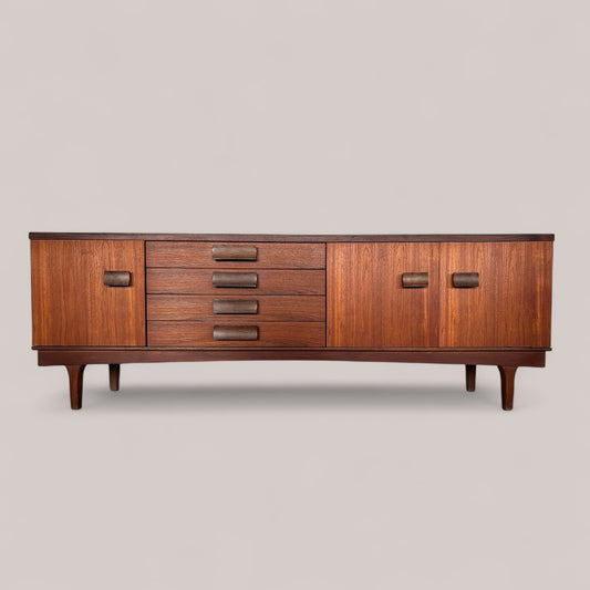 1960s midcentury teak sideboard by Bath Cabinet Makers