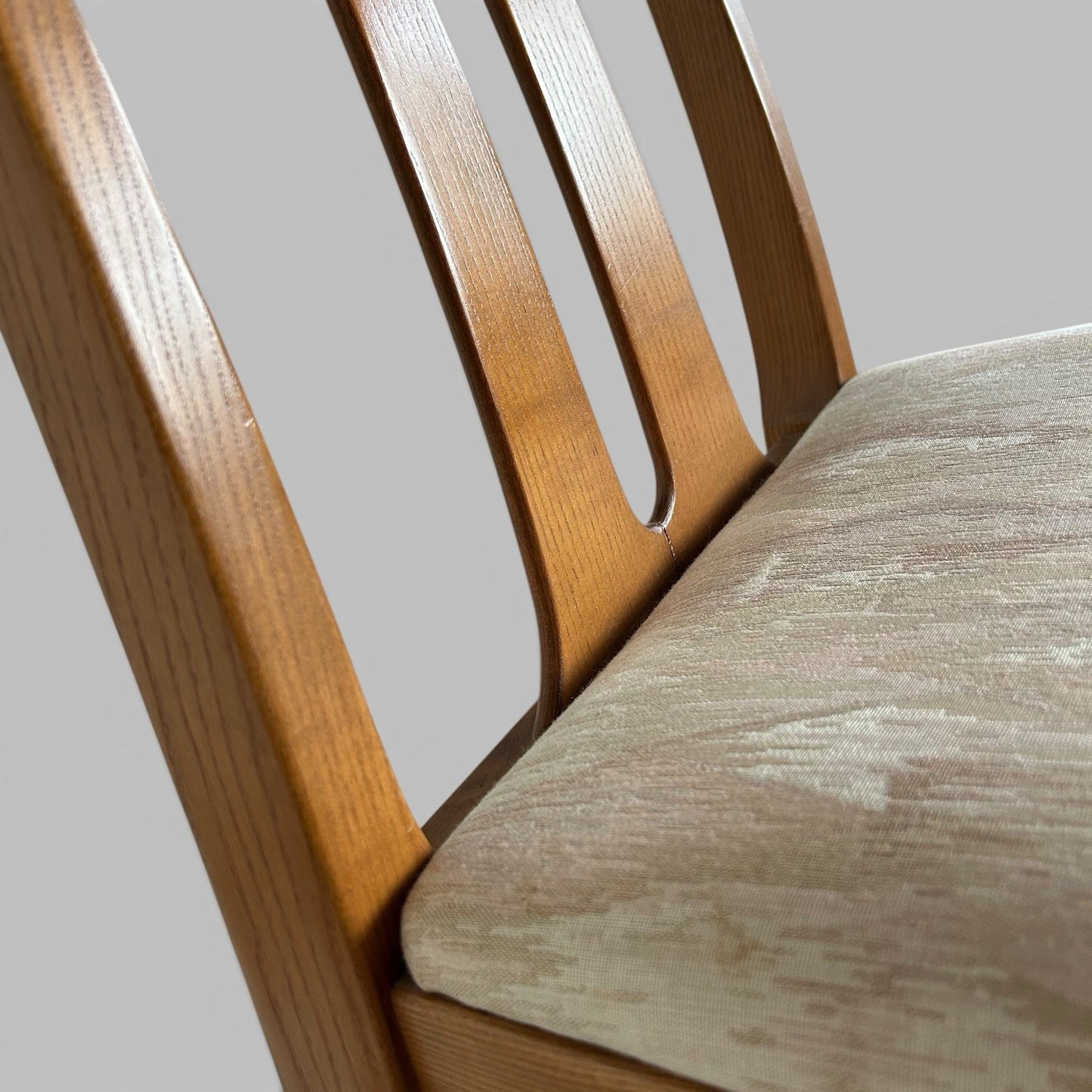 Vintage Parker Knoll Solid Teak Dining Chairs – Set of Four