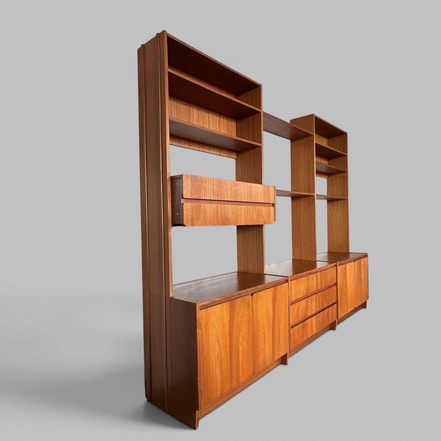 McIntosh Modular Teak Wall Unit & Sideboard System – 1971