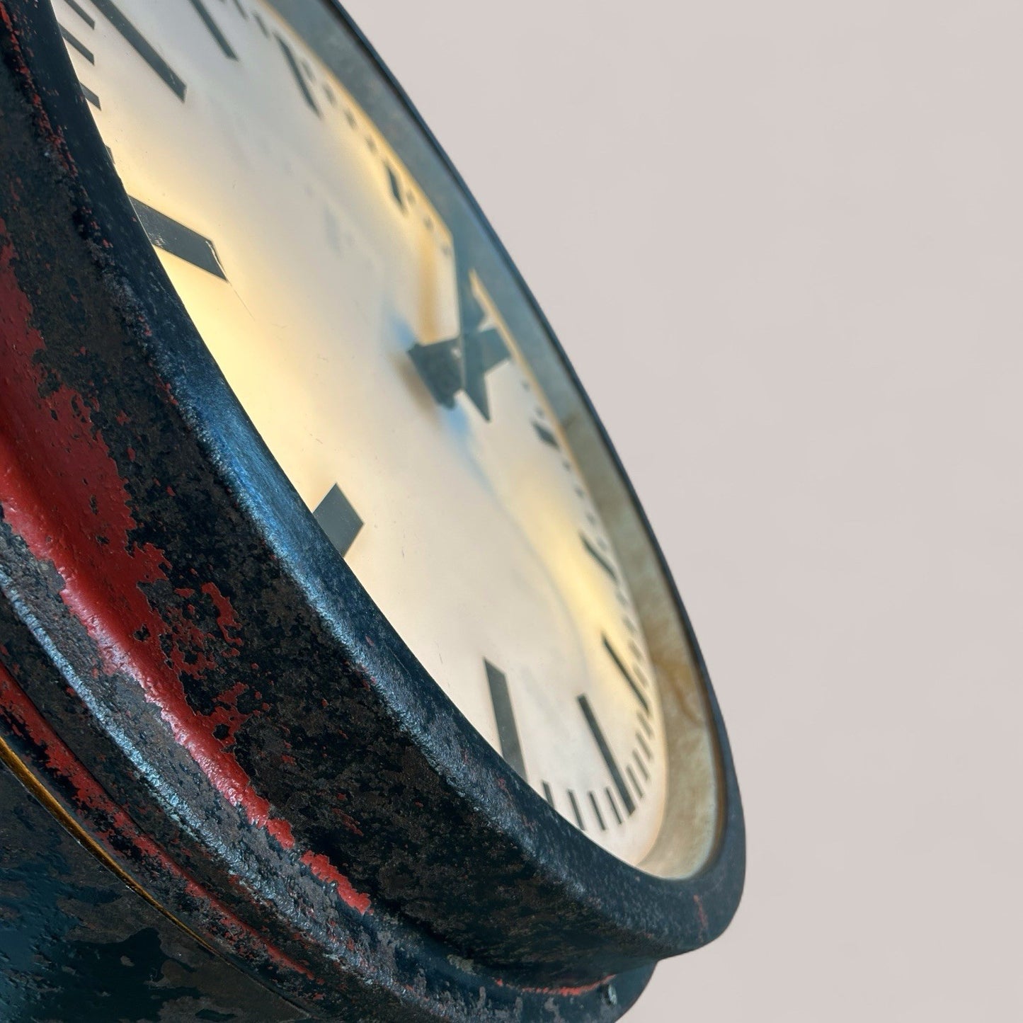 Large vintage station clock