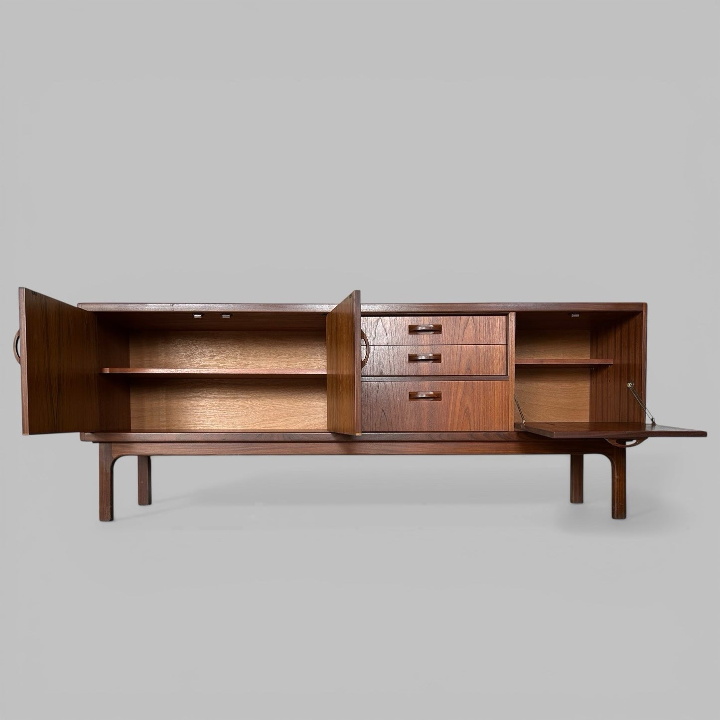 G Plan Sierra Teak Sideboard with Drinks Cabinet – Mid Century G Plan
