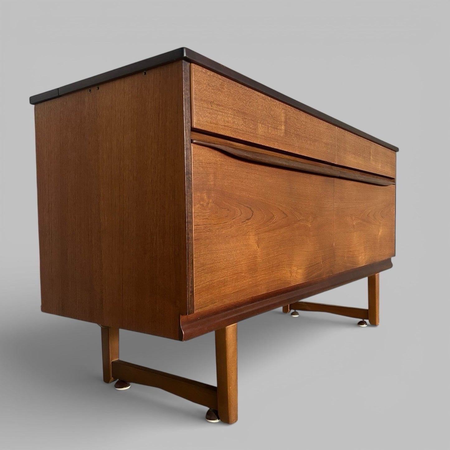 Mid Century Teak Sideboard With Concealed Cocktail Bar