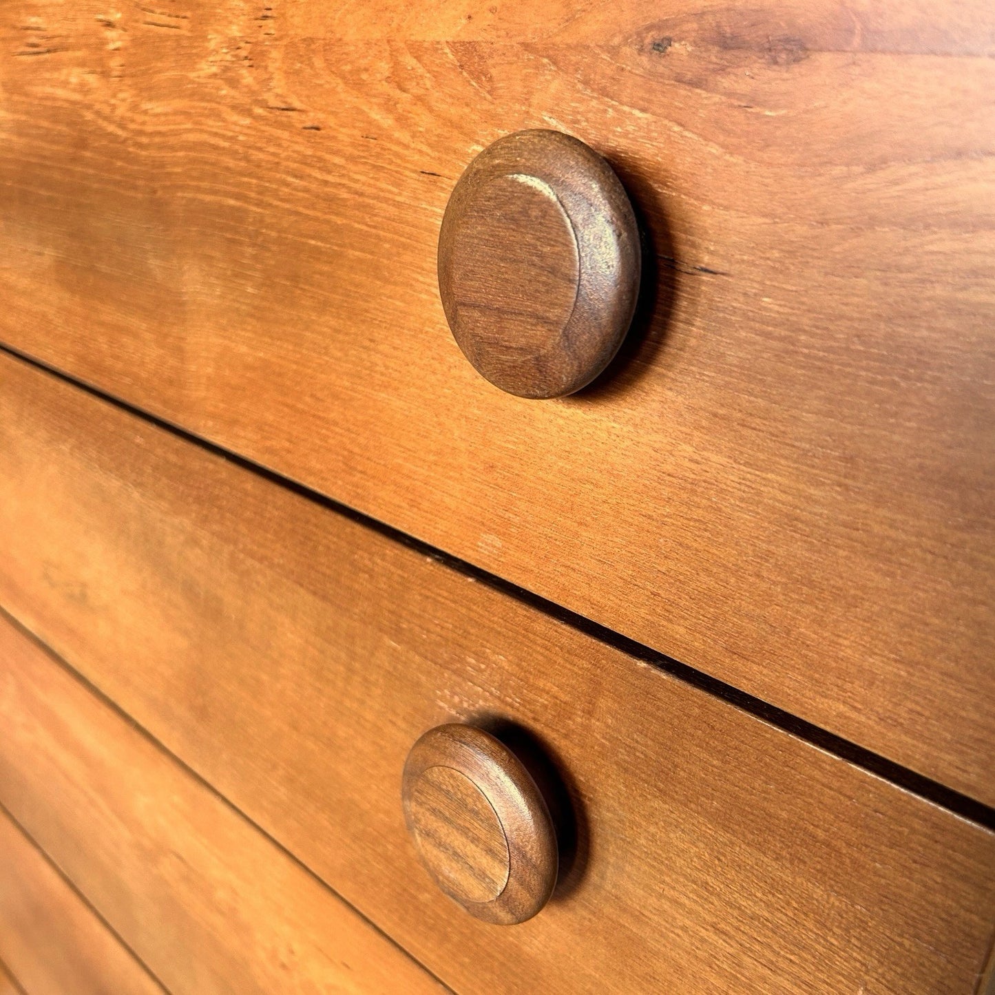 Legate Furniture Teak Six Drawer Tallboy Chest of Drawers