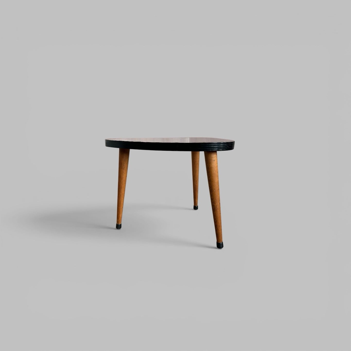 1950s Sputnik Formica Side Table – Red Atomic Plant Stand