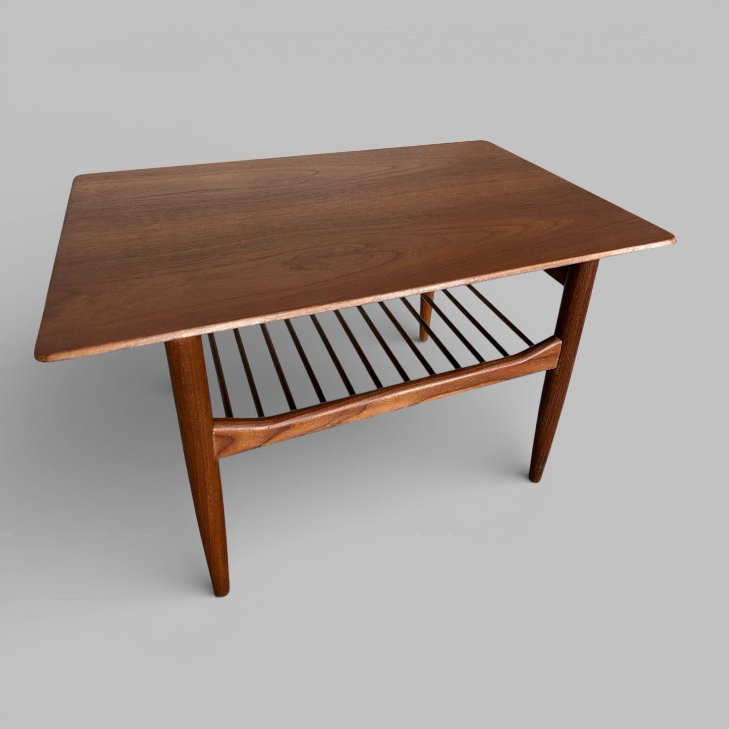 G Plan Kofod Larsen Danish Range Teak Side Table with Magazine Rack