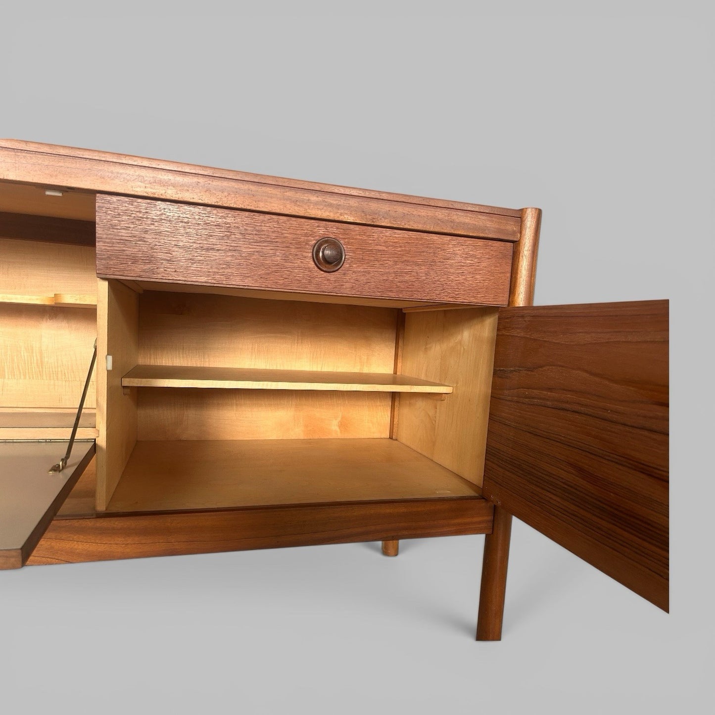 Uniflex Teak  Mid Century Sideboard – Drinks Cabinet