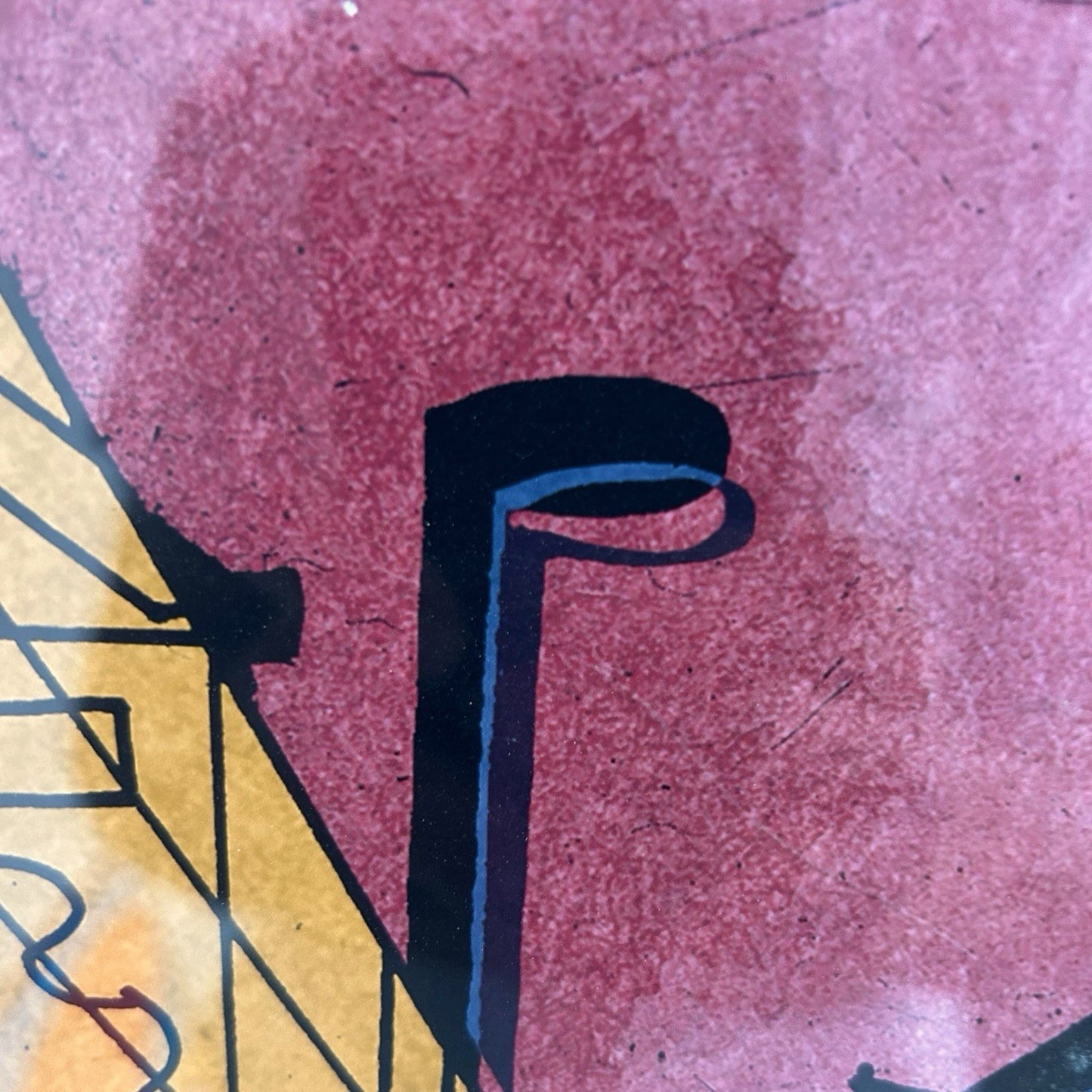Josh Mackay Signed 2006 Postmodern Architectural Print – Framed Abstract Art