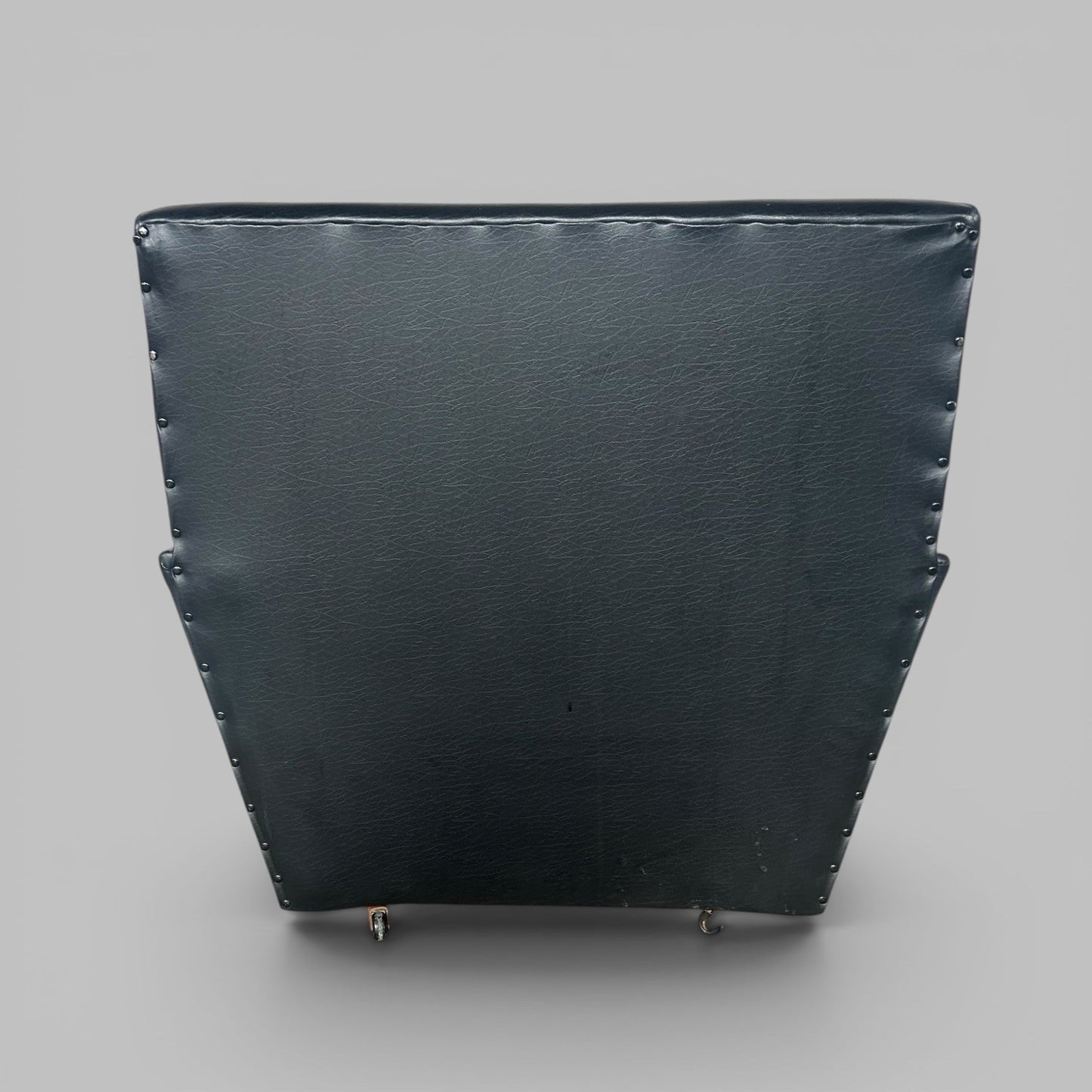 1960s Black Vinyl Lounge Armchair