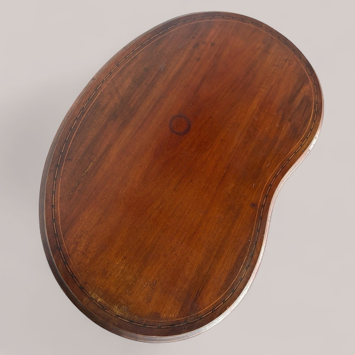 Antique Kidney-Shaped Occasional Table