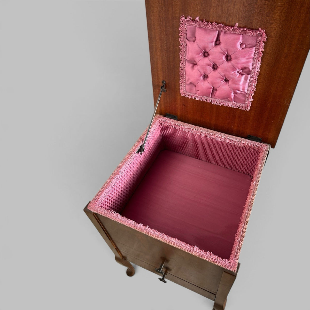 Vintage Sewing Box Bedside Cabinet with Drawers