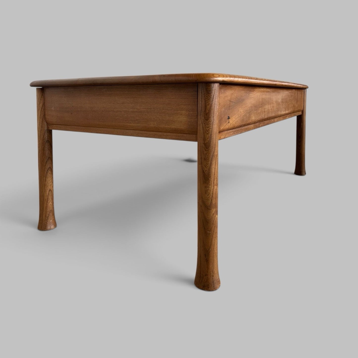 Ercol Sappho 842 Elm Coffee Table – Three Drawer Coffee Table