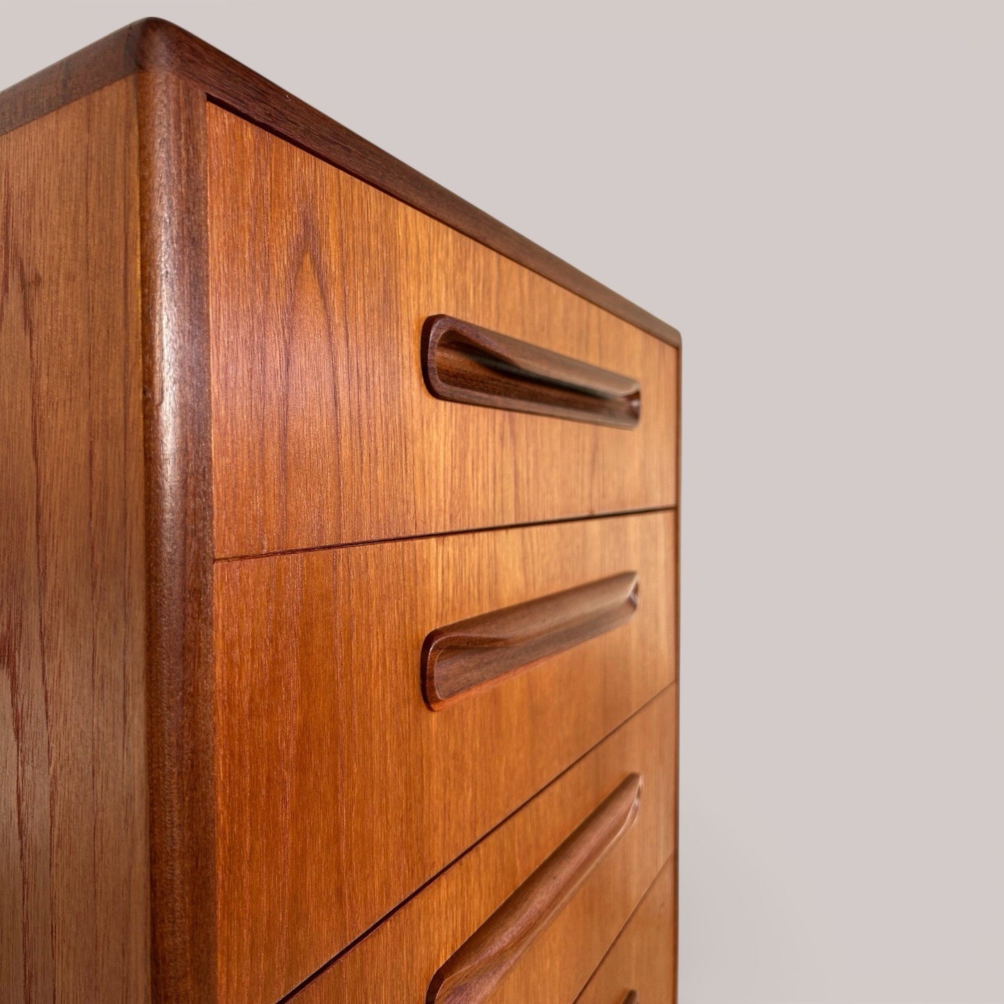 G Plan Fresco, 6 Drawer Teak Chest of Drawers / Tallboy - Delivery Available