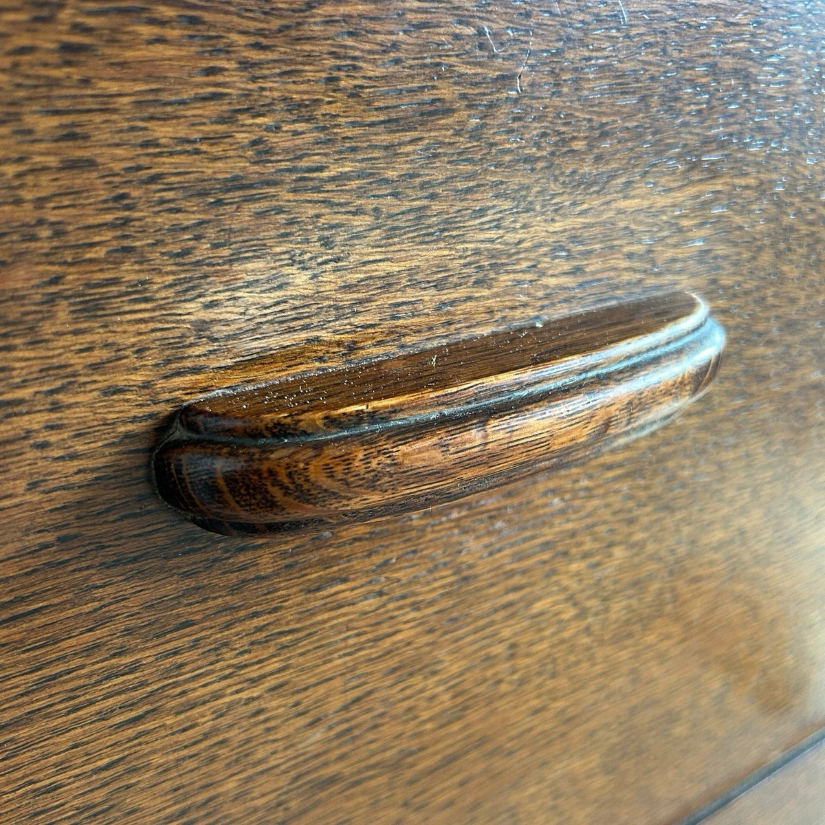 Mid Century Style Oak Bureau / Drinks Cabinet