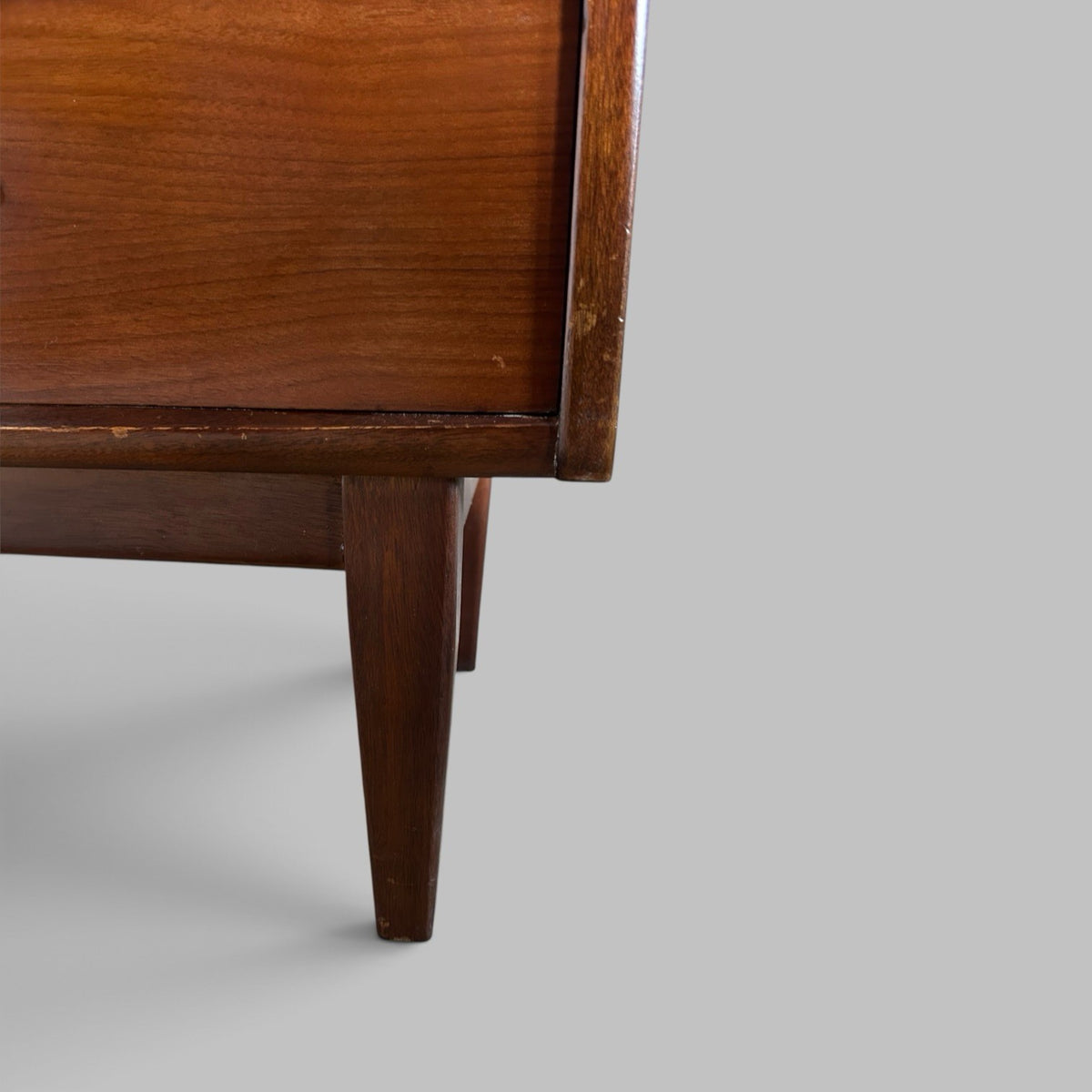 1960s Jentique Glazed Display Cabinet with Two Drawers